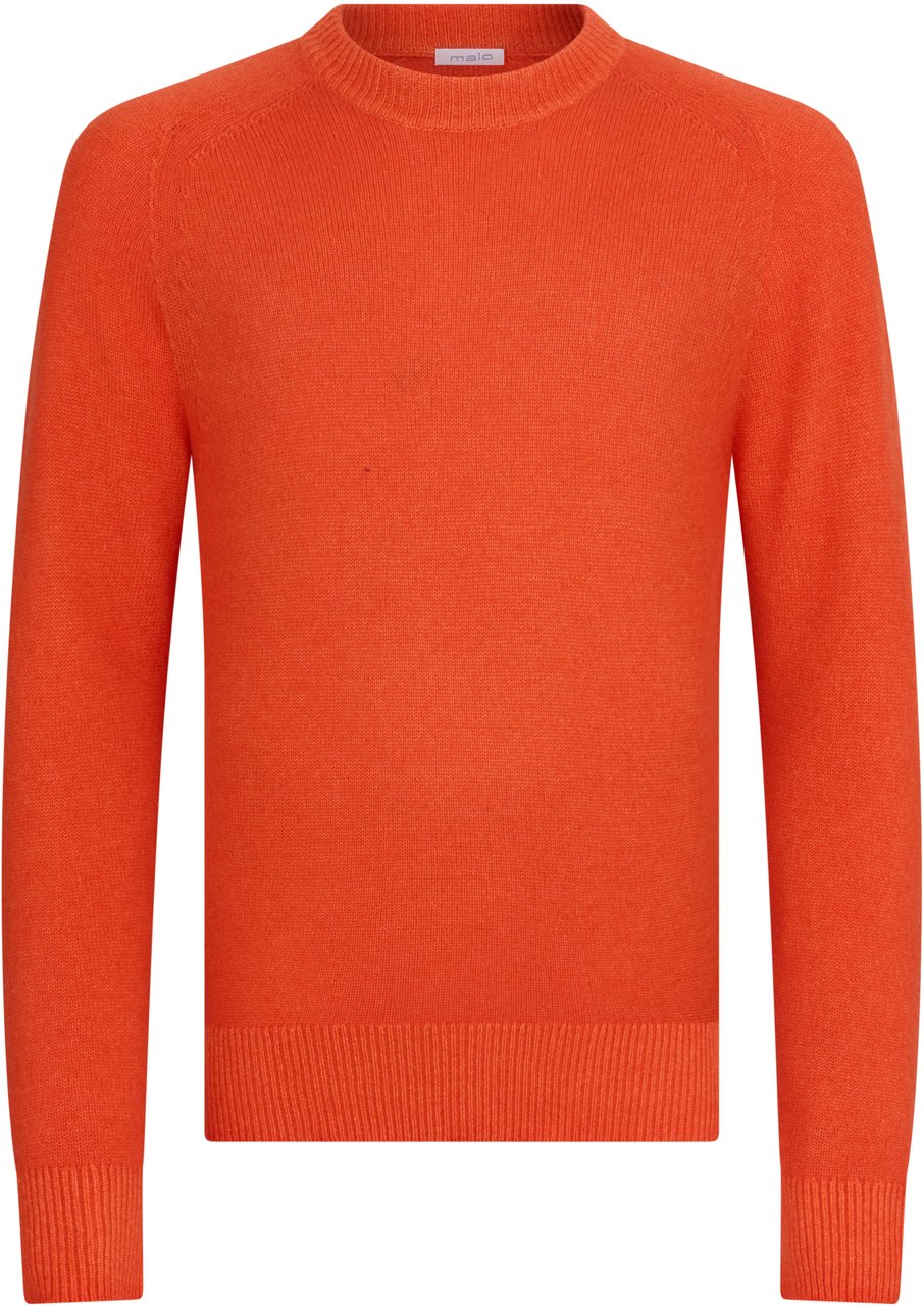 Muchachomalo Orange pullover with versatile long sleeves Geel