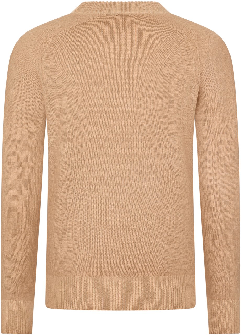 Muchachomalo Versatile pullover in soft elegant fabric Bruin