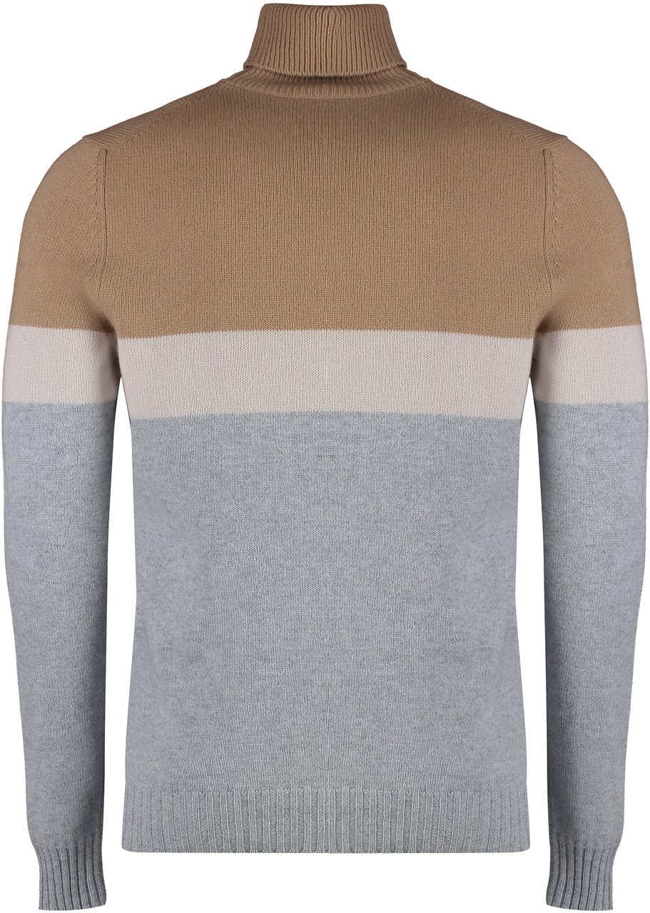 Muchachomalo Cashmere turtleneck sweater Beige