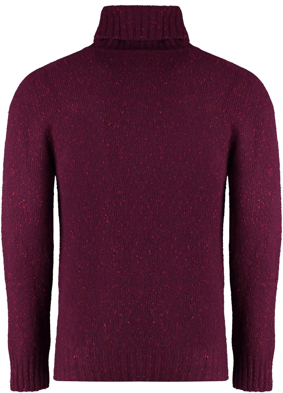 Muchachomalo Cashmere turtleneck sweater Paars