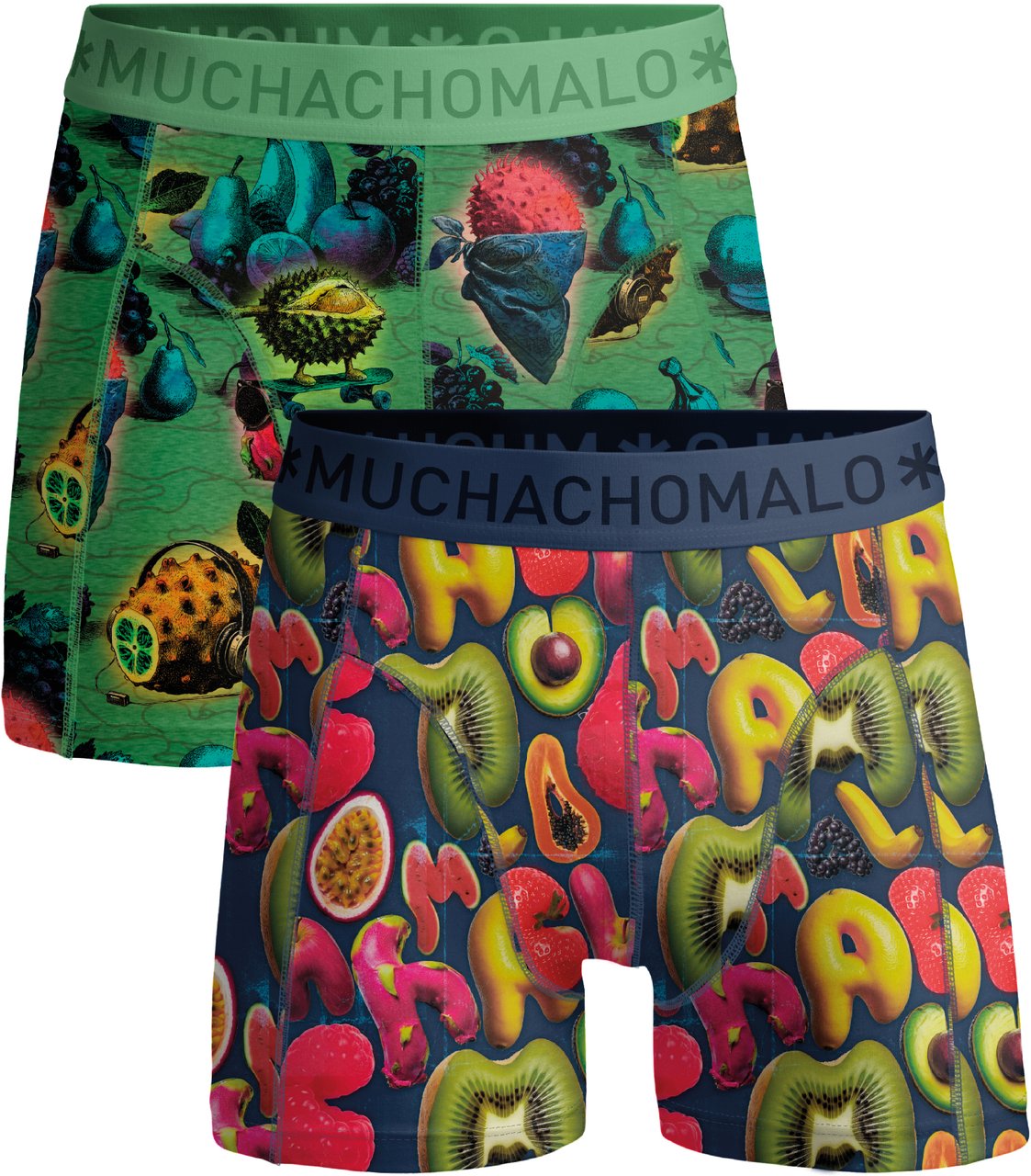 Muchachomalo Boxershorts 2-Pack Multicolor Divers