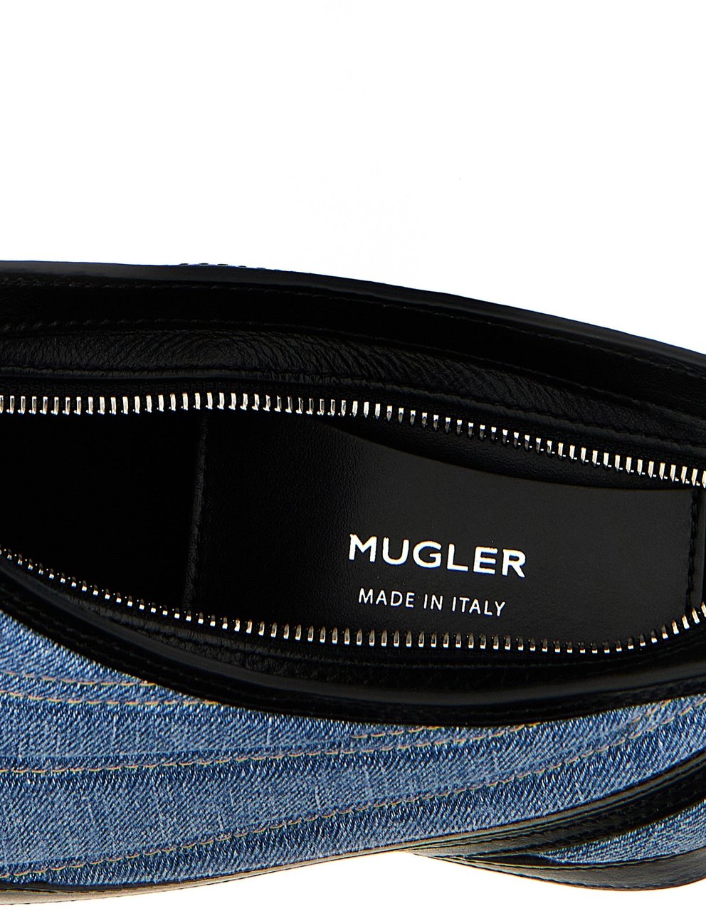 Mugler Multicolor Calfskin Shoulder Bag Divers