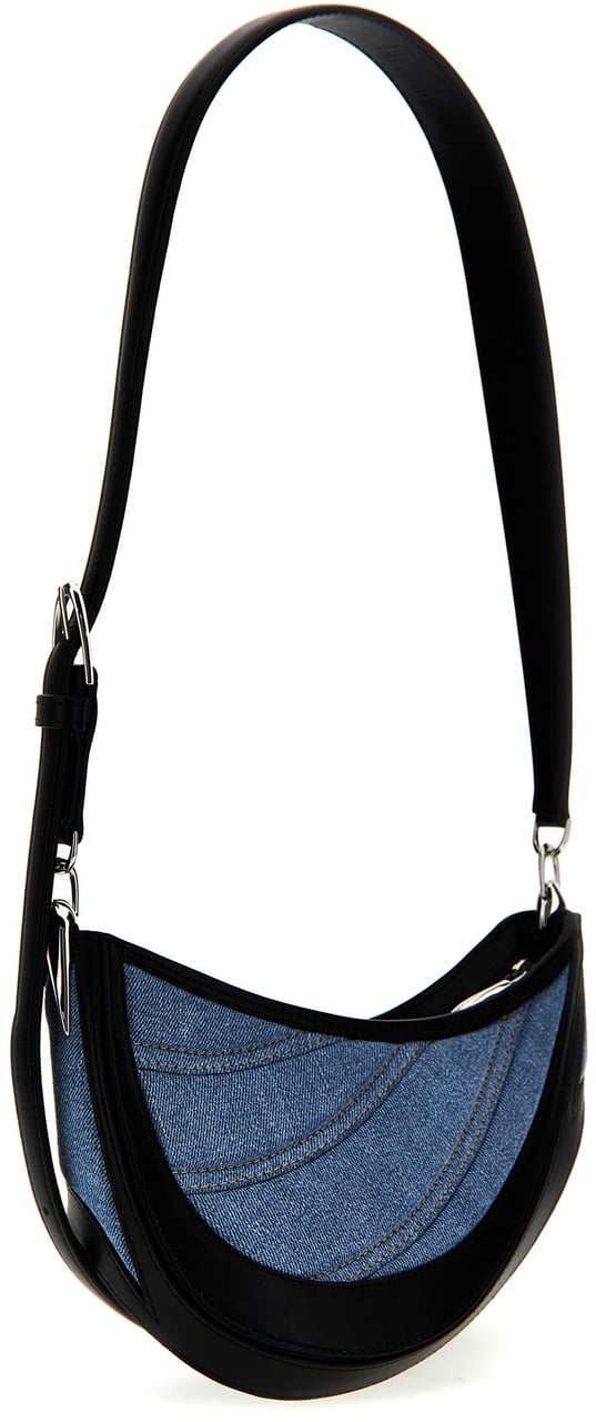 Mugler Multicolor Calfskin Shoulder Bag Divers