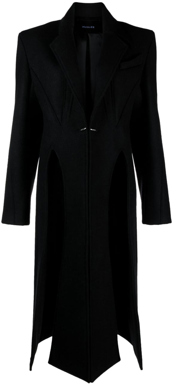 MUGLER Coats Black Zwart