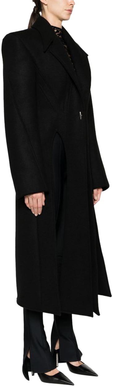 MUGLER Coats Black Zwart