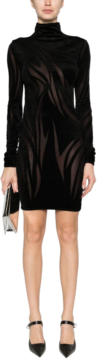MUGLER Dresses Black Zwart