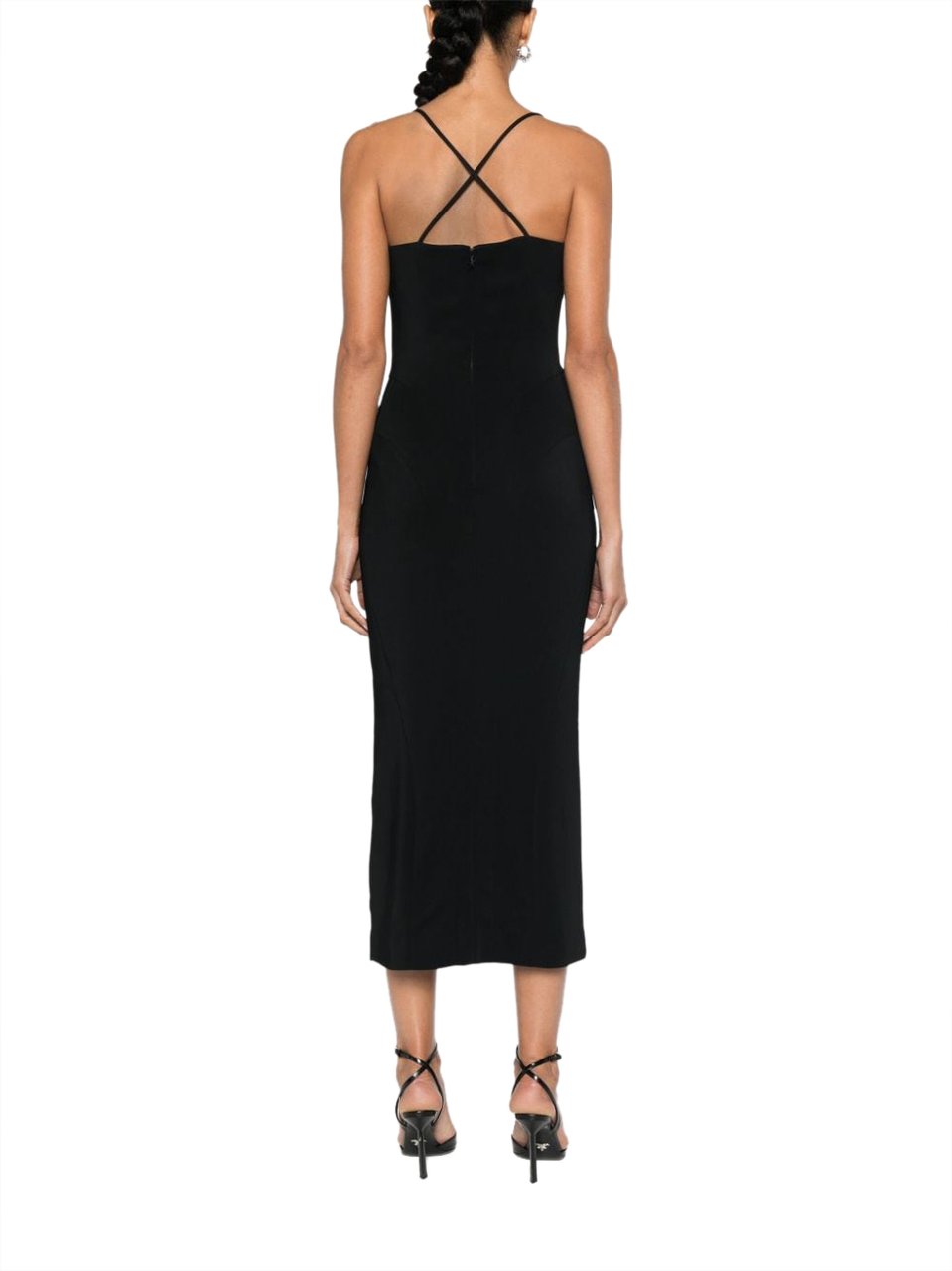 MUGLER Dresses Black Zwart