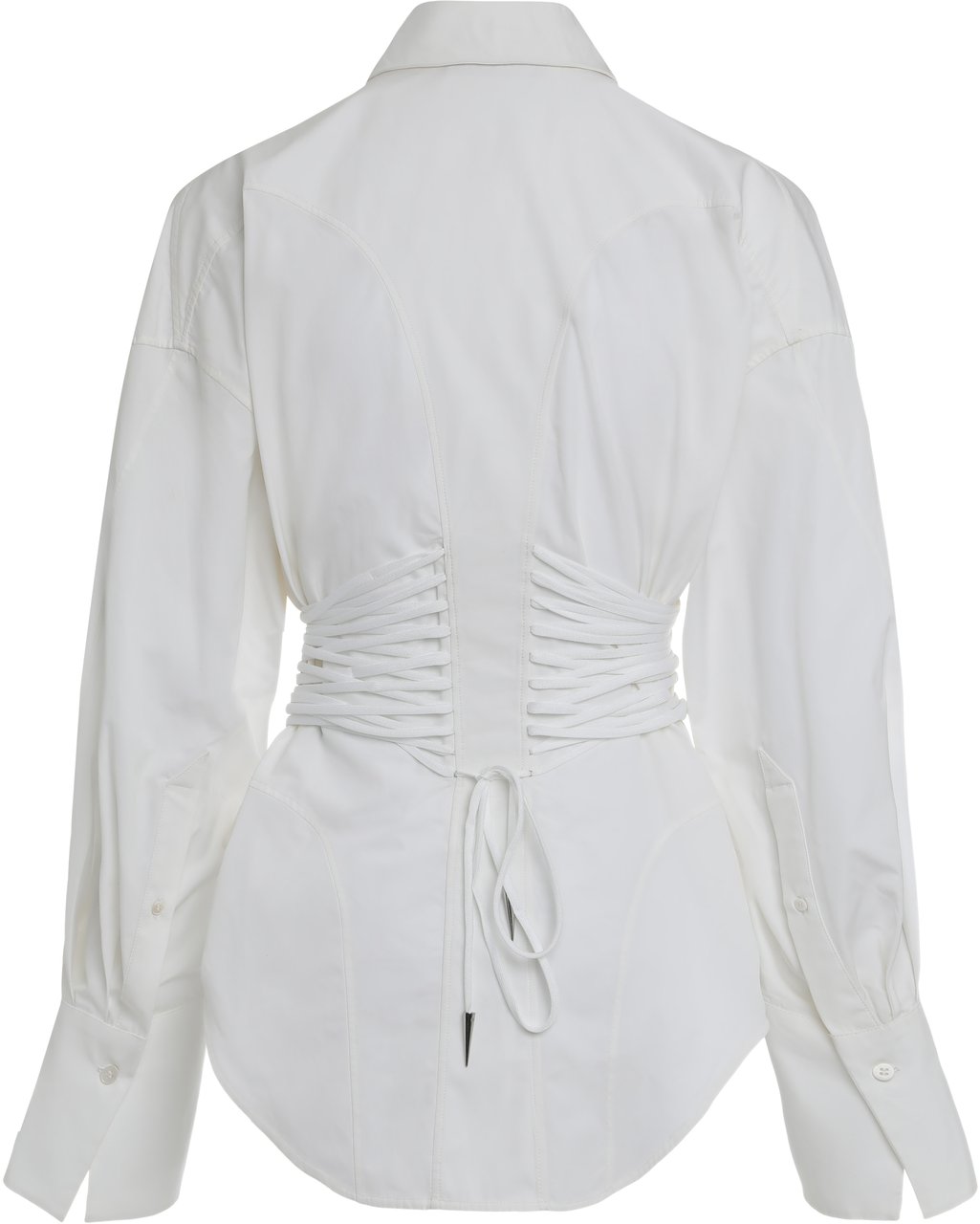 MUGLER Cotton shirt Wit