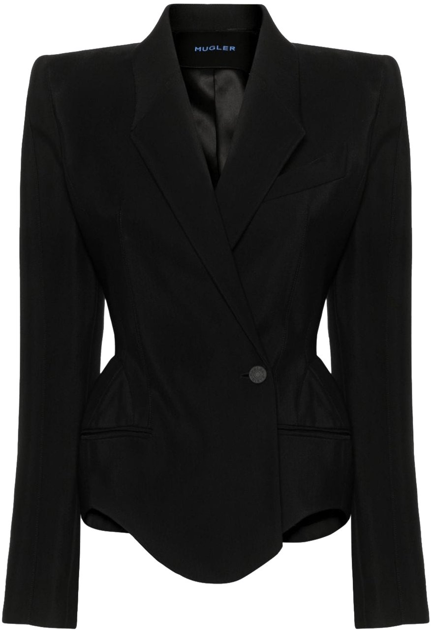 MUGLER Jackets Black Zwart