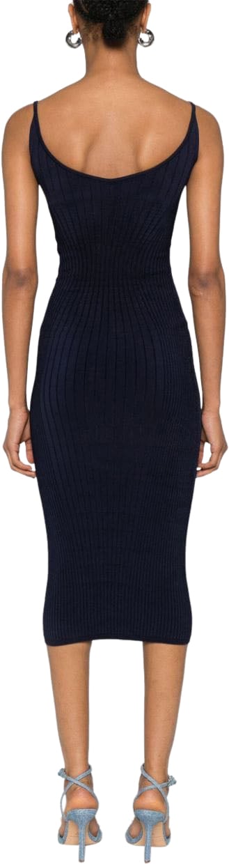 MUGLER Dresses Blue Blauw