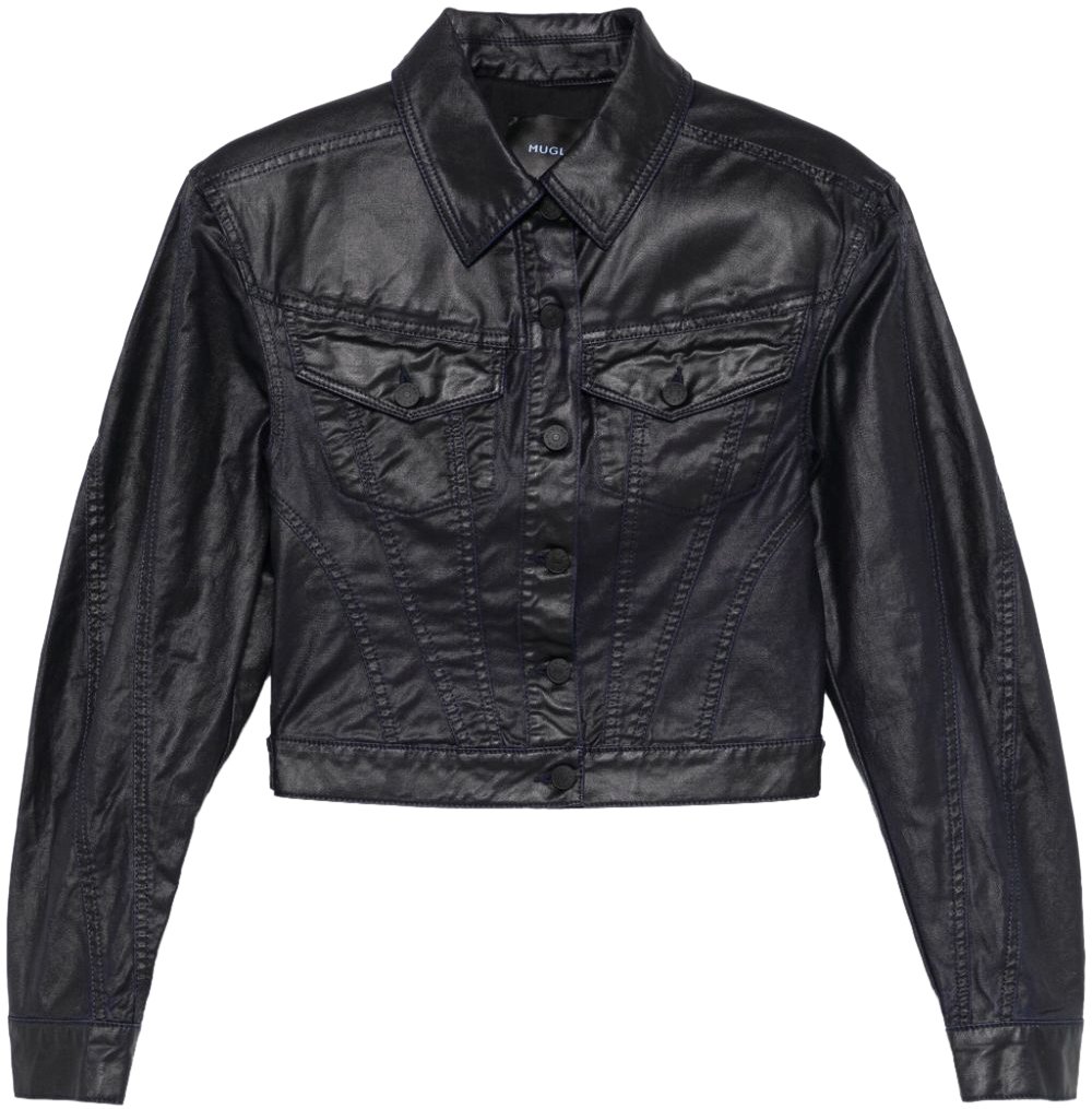 MUGLER Jackets Midnight Blueblack Blauw