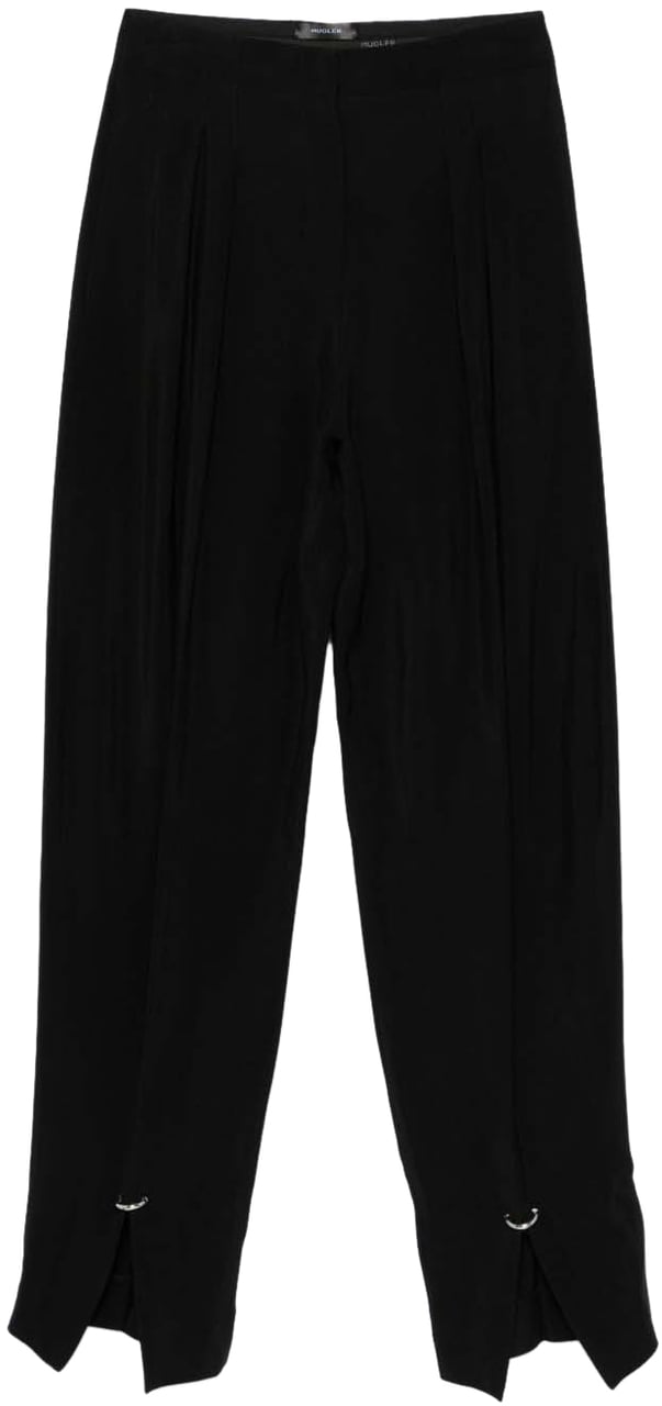 MUGLER Trousers Black Zwart