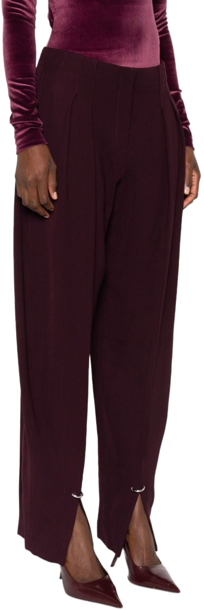 MUGLER Trousers Purple Paars