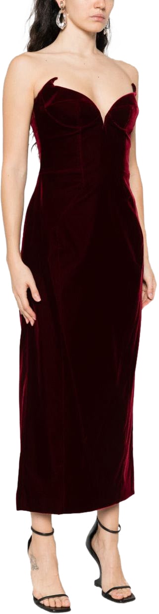 MUGLER Dresses Red Rood