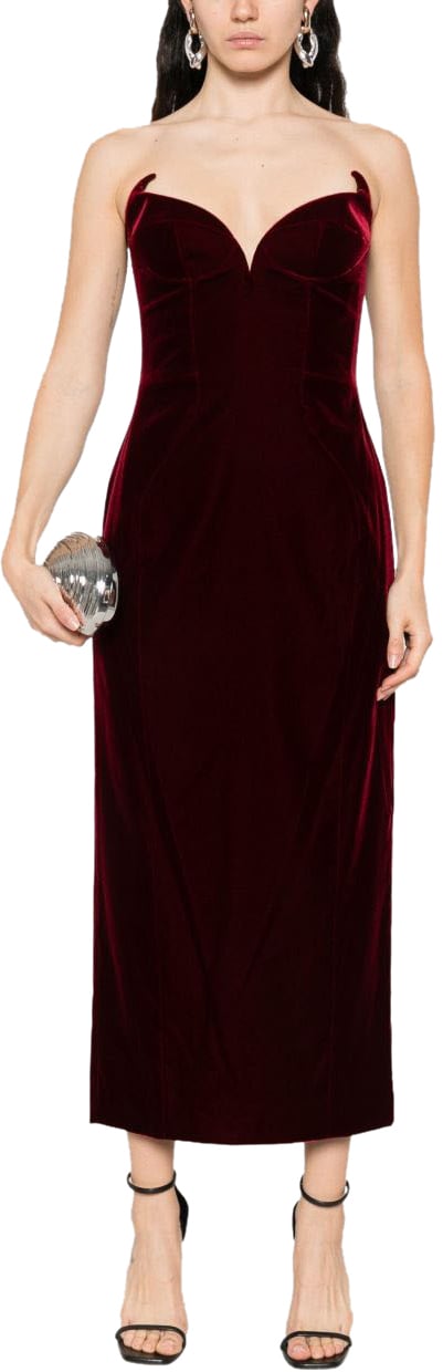 MUGLER Dresses Red Rood