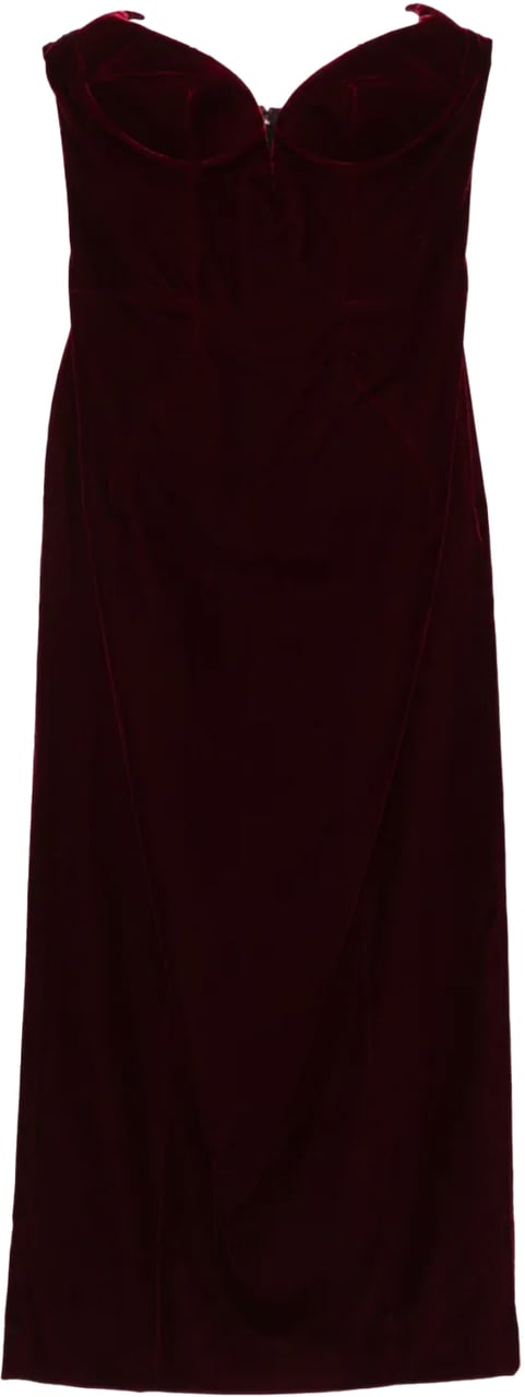 MUGLER Robe Blood Red Divers