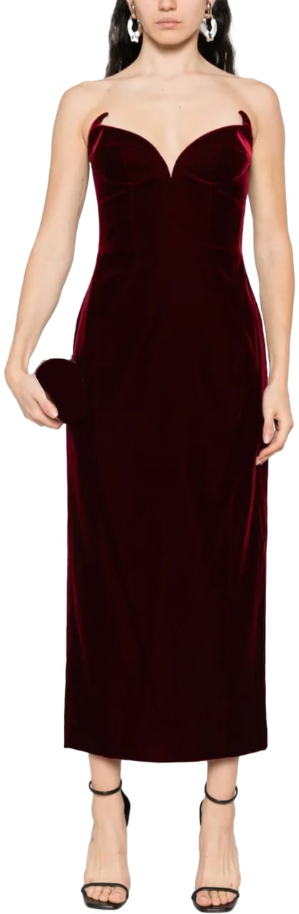 MUGLER Robe Blood Red Divers