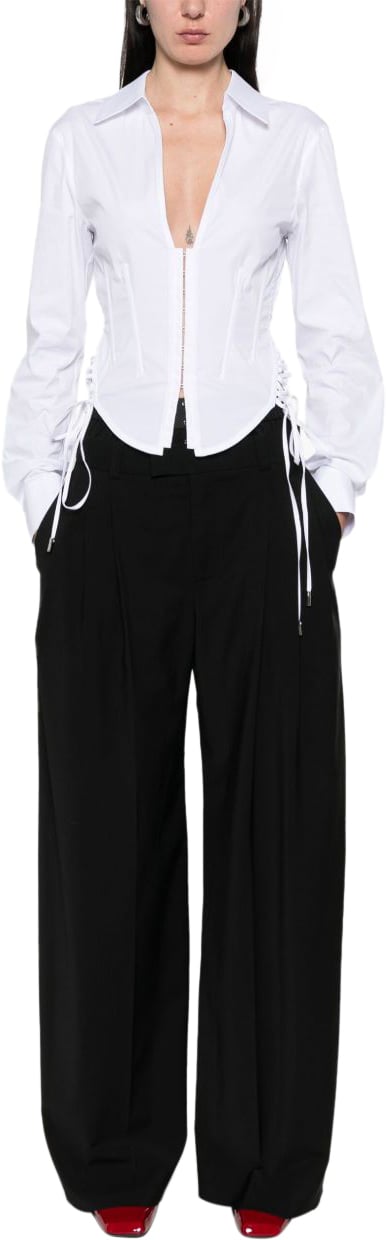 MUGLER Top White Wit