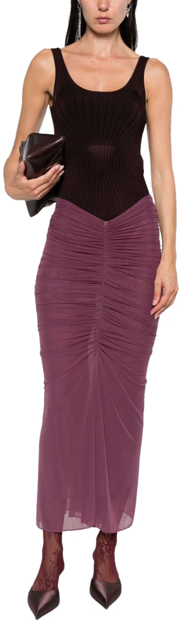 MUGLER Top Purple Paars