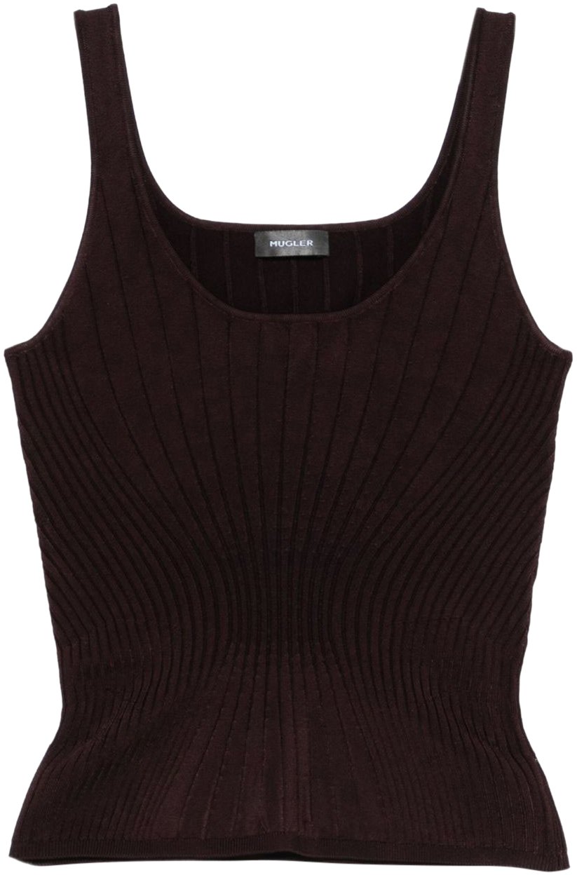 MUGLER Top Purple Paars