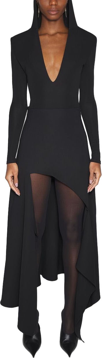MUGLER Top Black Zwart