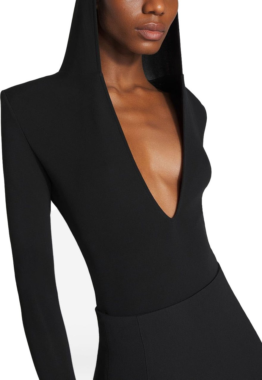 MUGLER Top Black Zwart