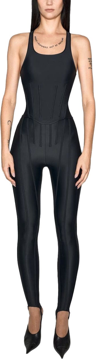 MUGLER Trousers Black Zwart