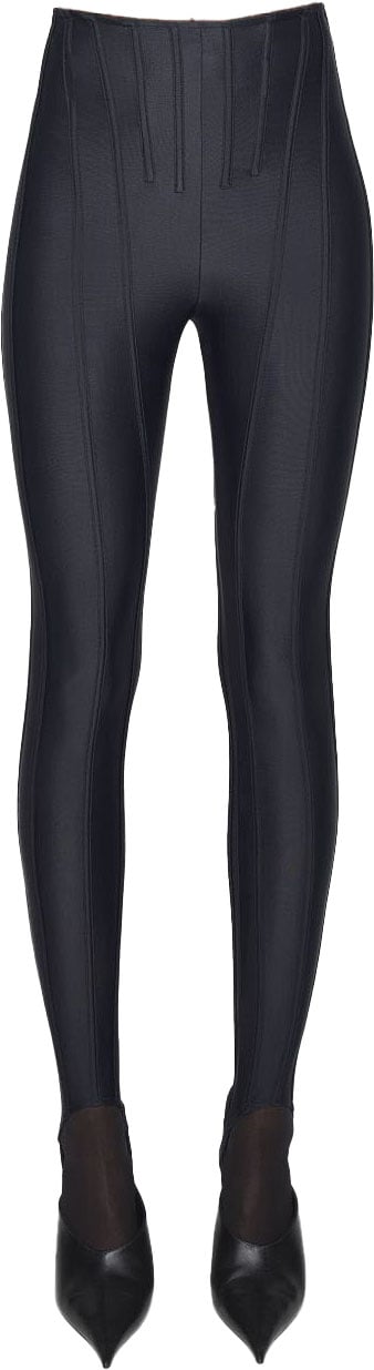 MUGLER Trousers Black Zwart