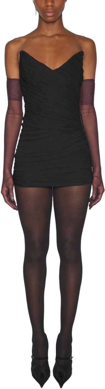 MUGLER Dresses Black Zwart