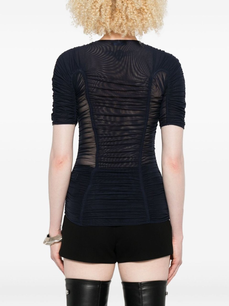 MUGLER Top Ink Navy
