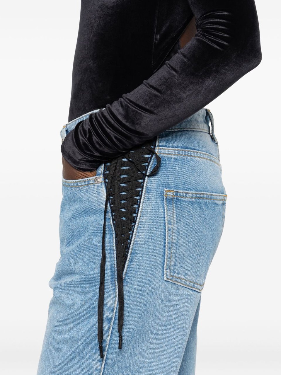 MUGLER Jeans Blue Lichtblauw