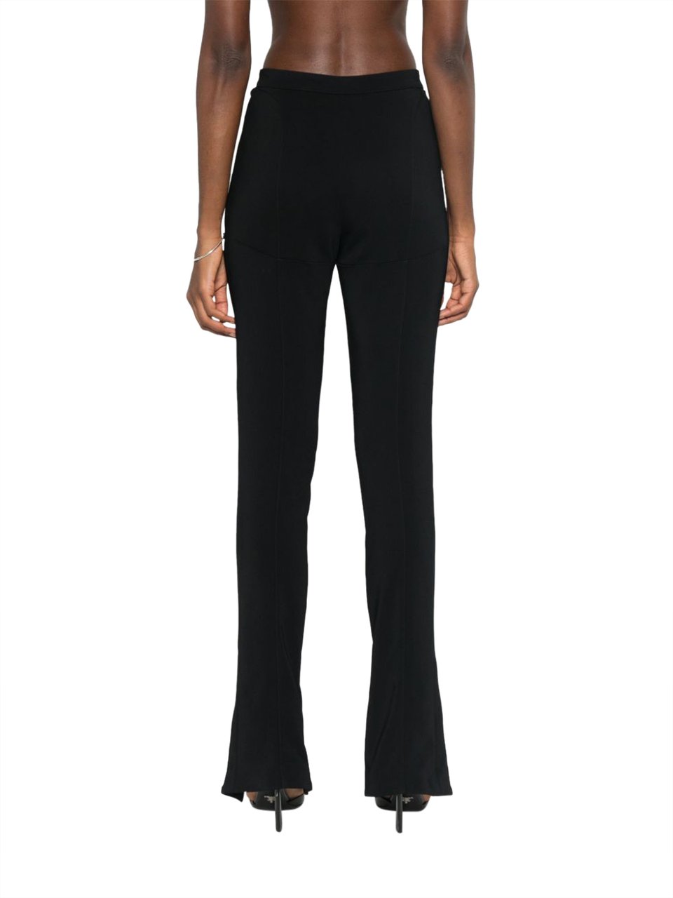 MUGLER Trousers Black Zwart