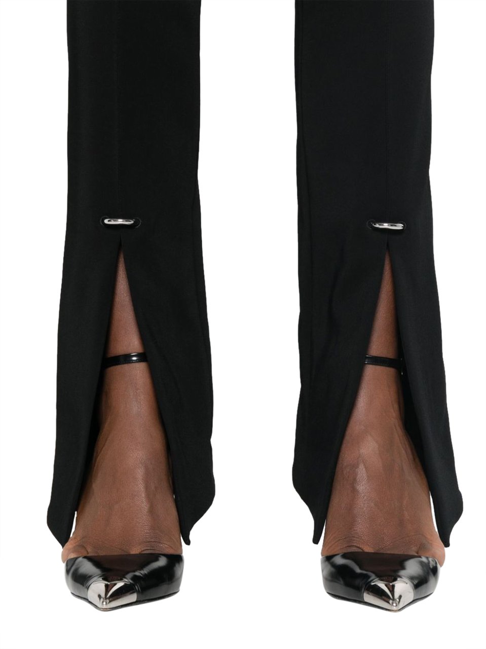 MUGLER Trousers Black Zwart