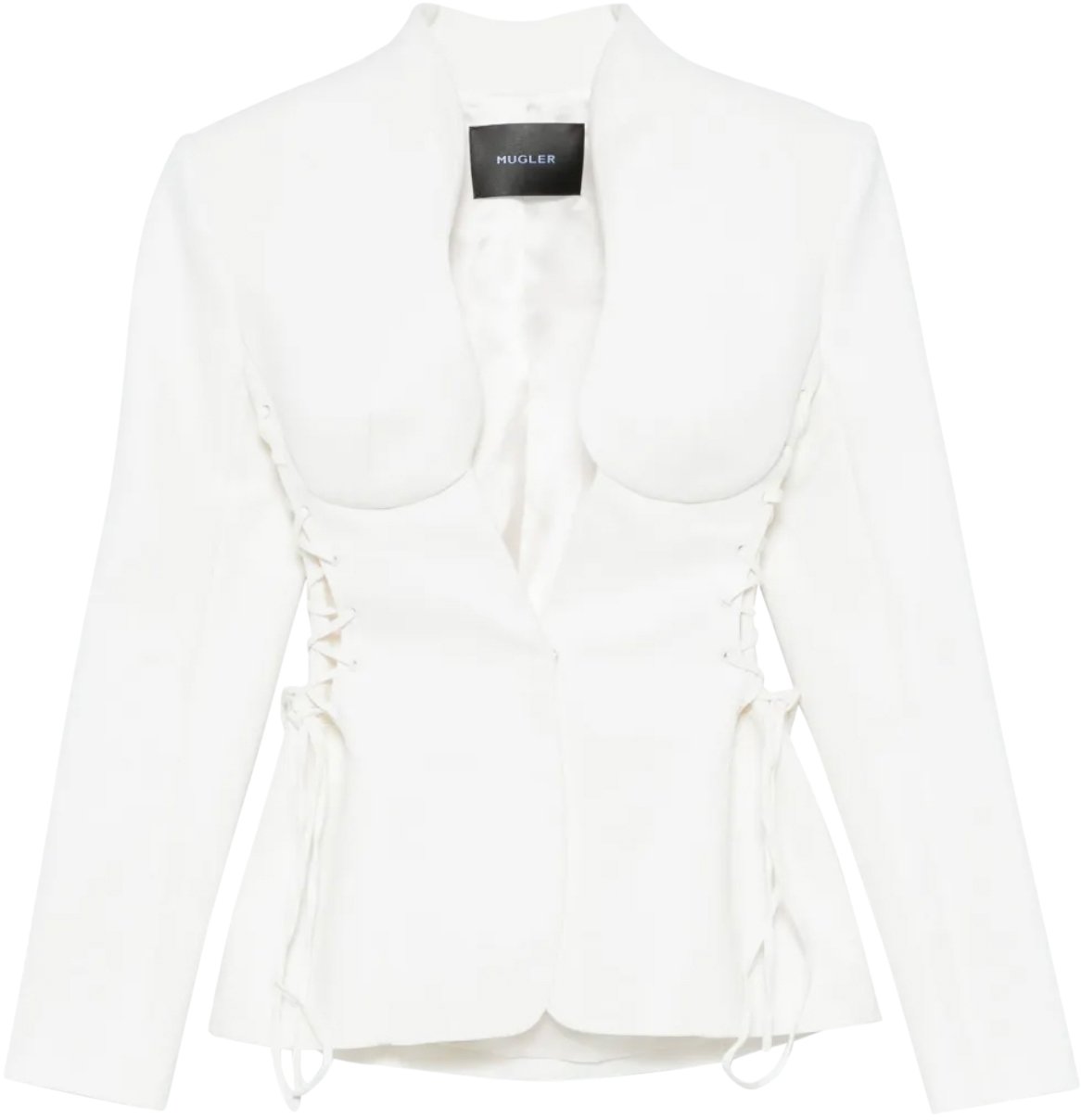 MUGLER Laced Jacket Snow Wit