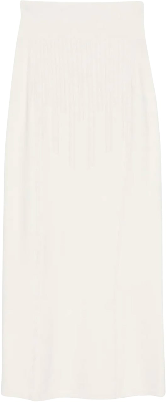 MUGLER Skirt Off White Wit