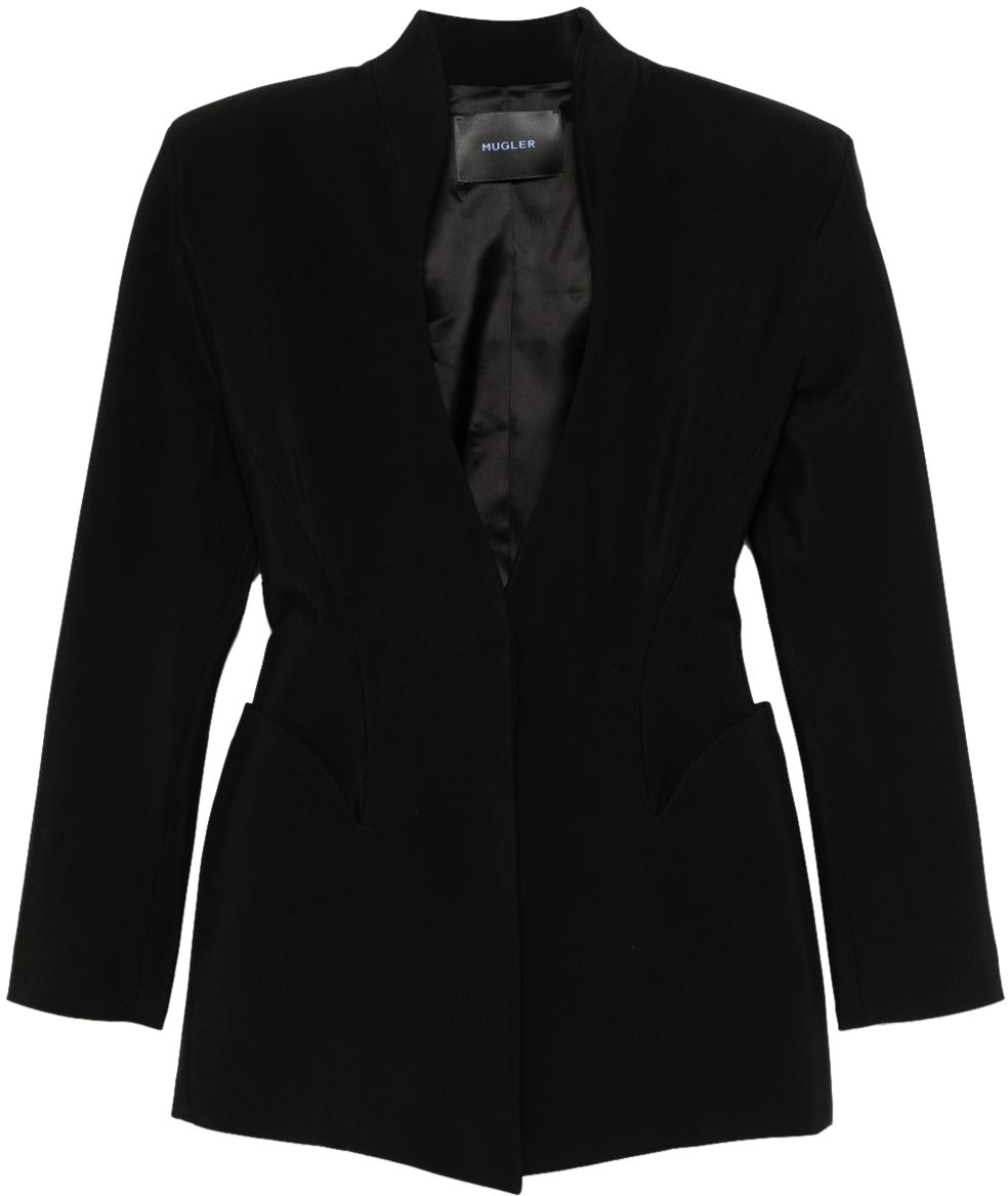 MUGLER Jackets Black Zwart