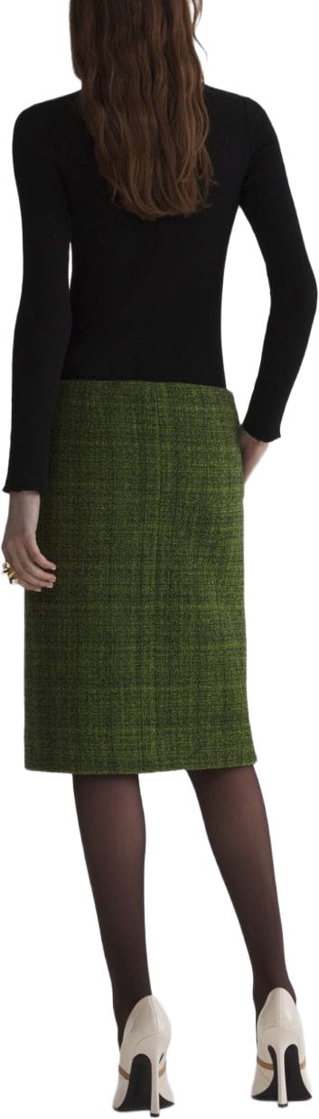 MUGLER Skirts Black Donkergroen