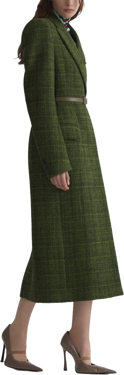 MUGLER Coats Green Donkergroen