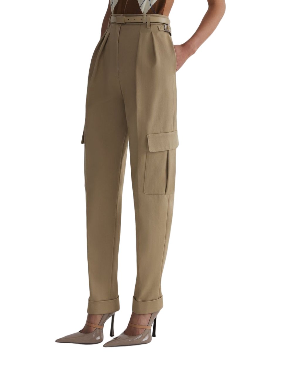 MUGLER Trousers Beige Beige
