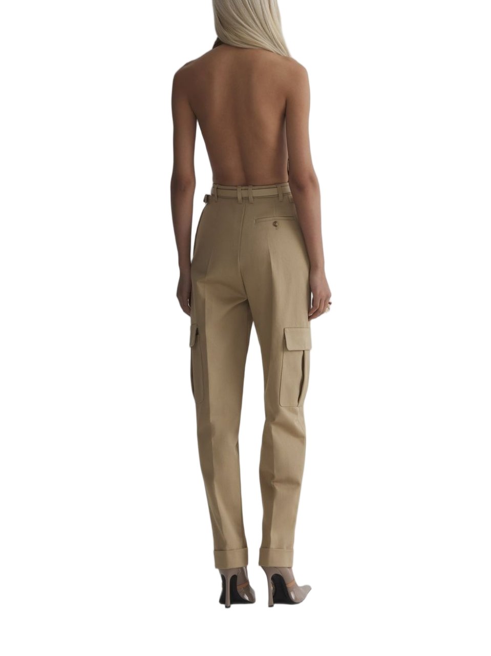 MUGLER Trousers Beige Beige