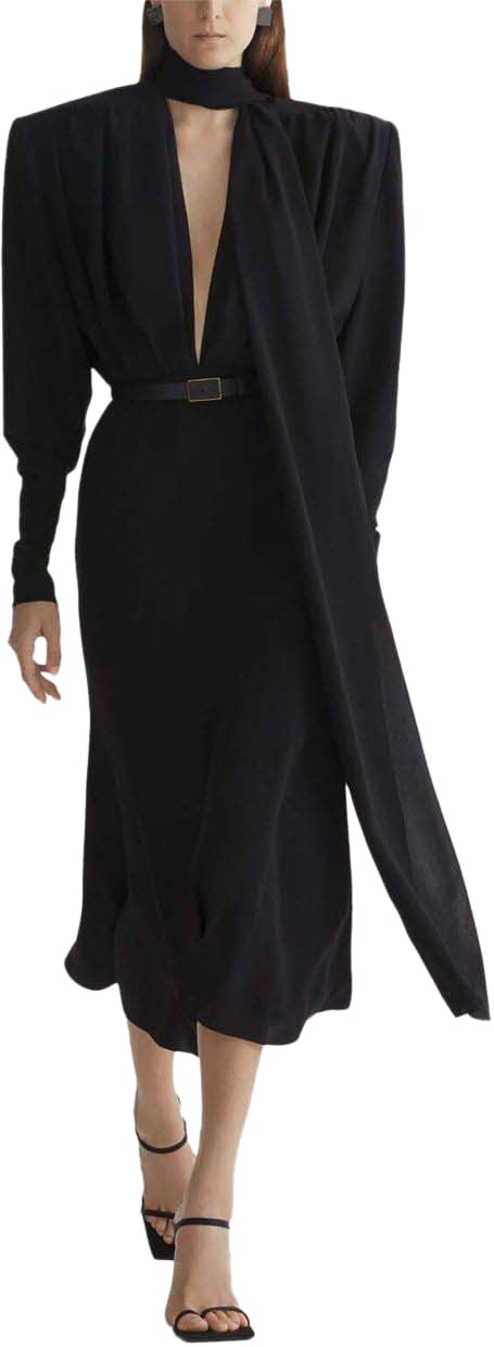 MUGLER Dresses Black Zwart