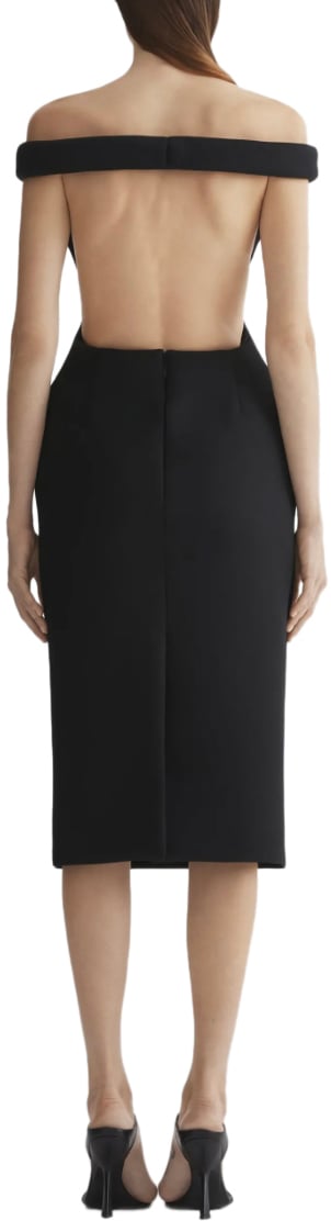 MUGLER Ro1818 Dress Black Zwart