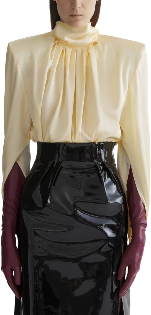 MUGLER Top White Wit