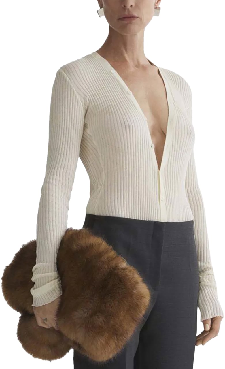 MUGLER Body Off White Wit