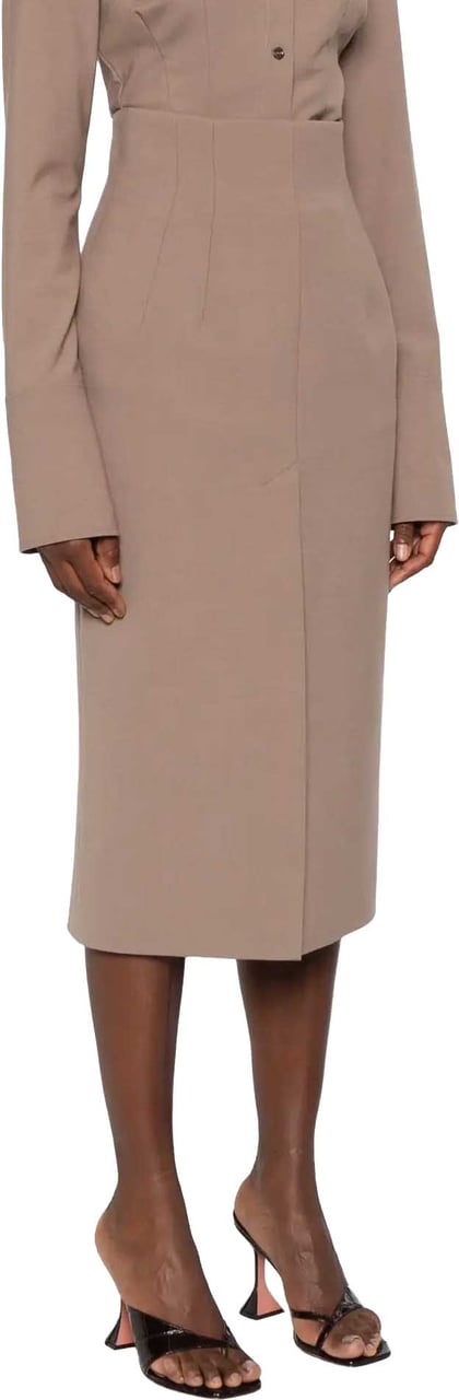 MUGLER Ju0591 Skirt Dark Taupe Divers