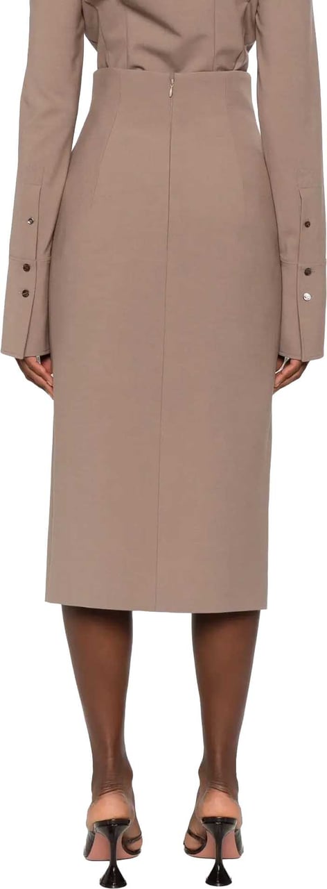 MUGLER Ju0591 Skirt Dark Taupe Divers