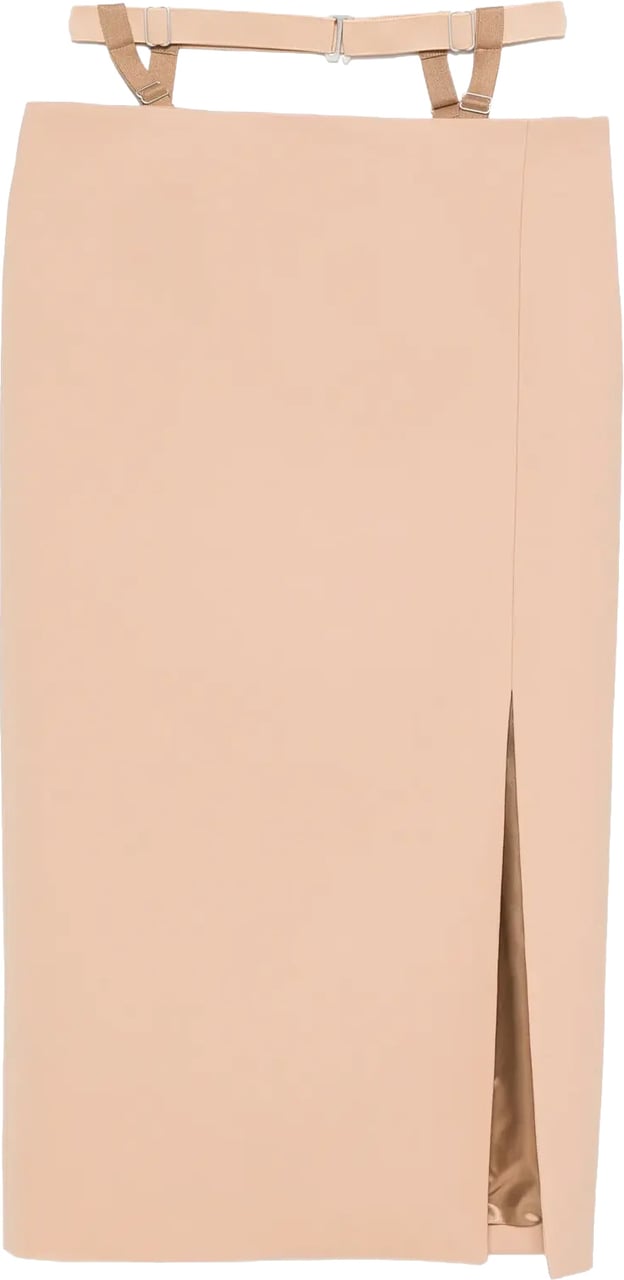 MUGLER Ju0598 Skirt Tan Roze