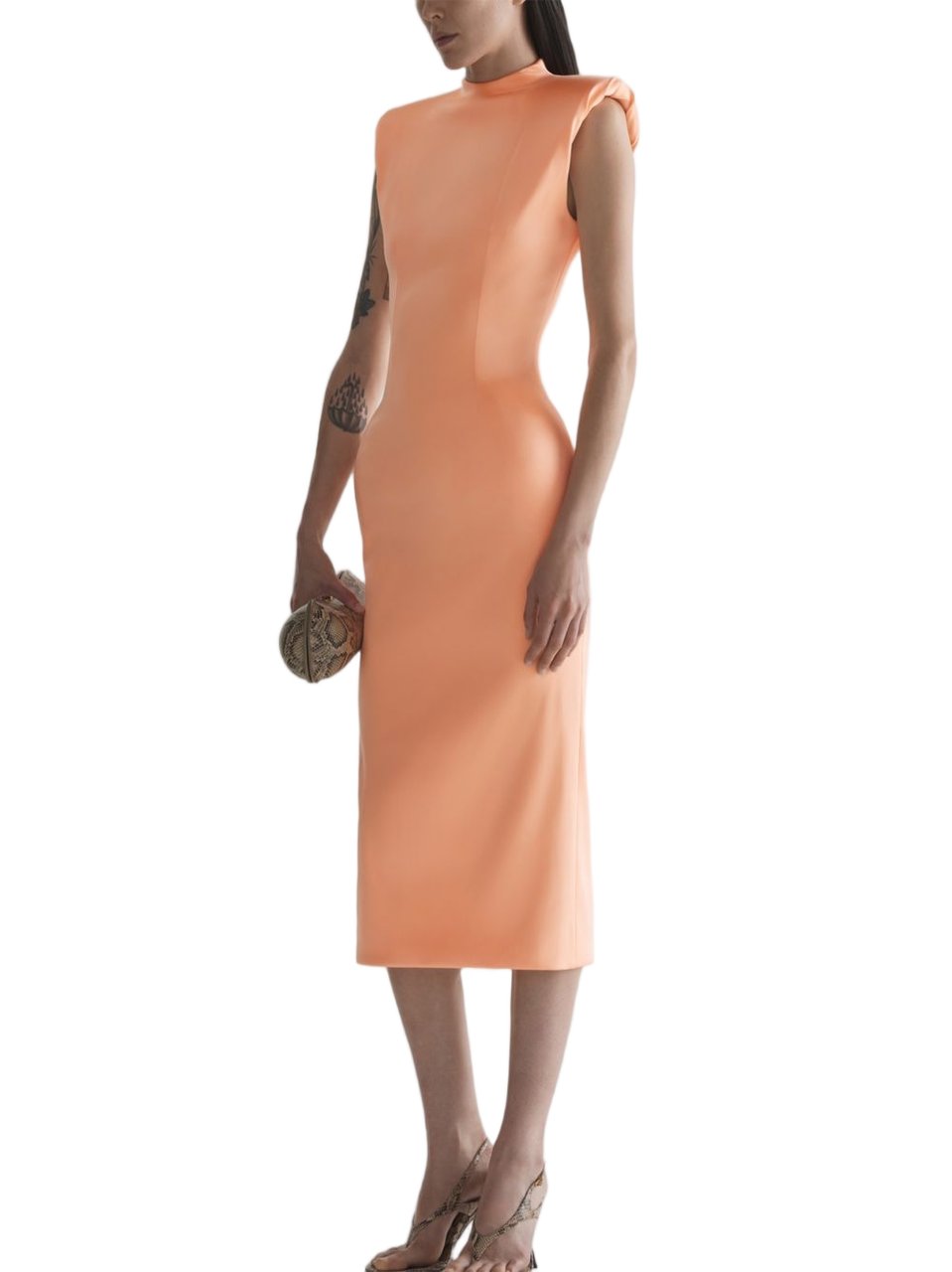 MUGLER Dresses Peach Oranje