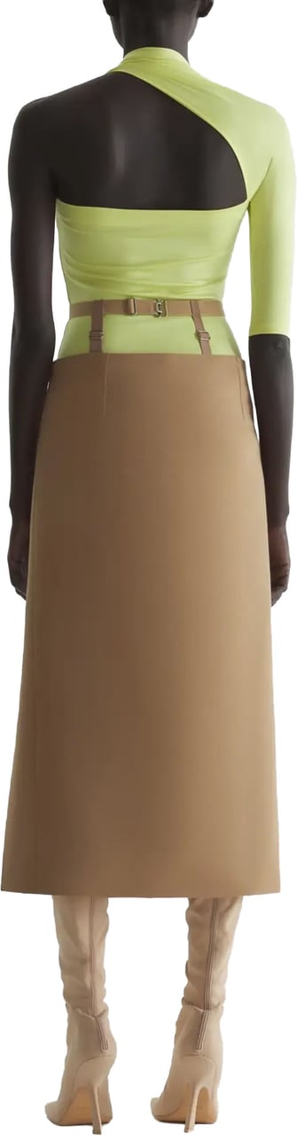 MUGLER To0881 Top Pale Acid Lime Geel