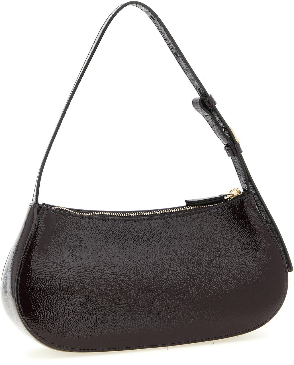 Mulberry Purple Calfskin Shoulder Bag Paars